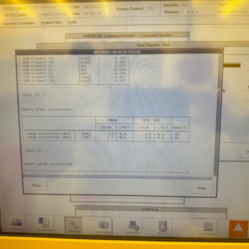 ASML Twinscan XT 1700 i Immersion Scanner