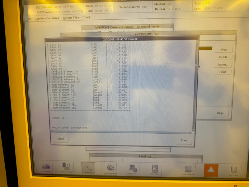 ASML Twinscan XT 1700 i Immersion Scanner