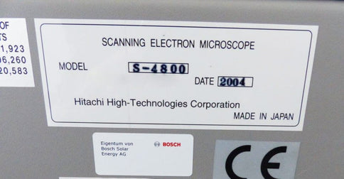 Hitachi S 4800 I SEM