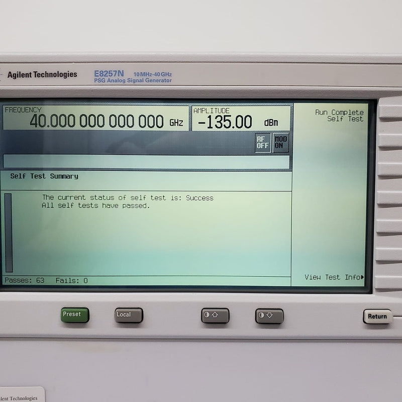 Agilent / Keysight E 8257 N PSG Analog Sweep Signal Generator