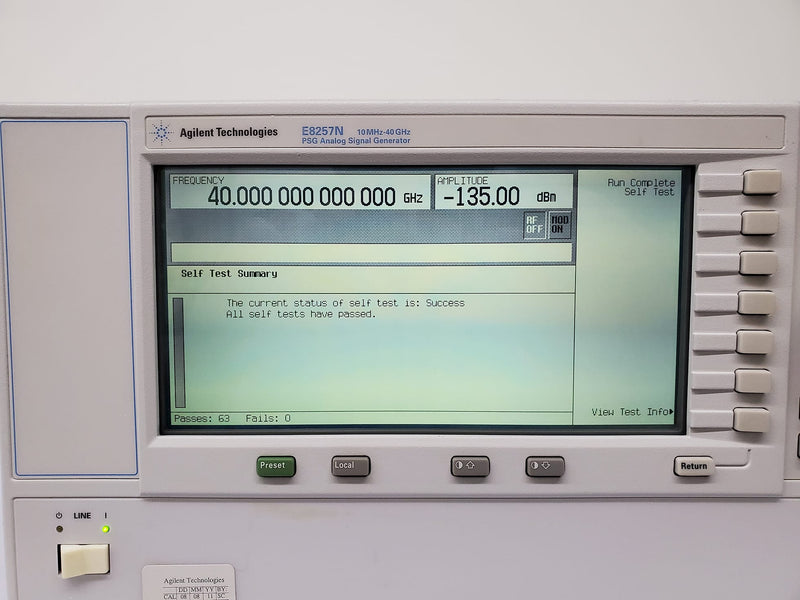 Agilent / Keysight E 8257 N PSG Analog Sweep Signal Generator