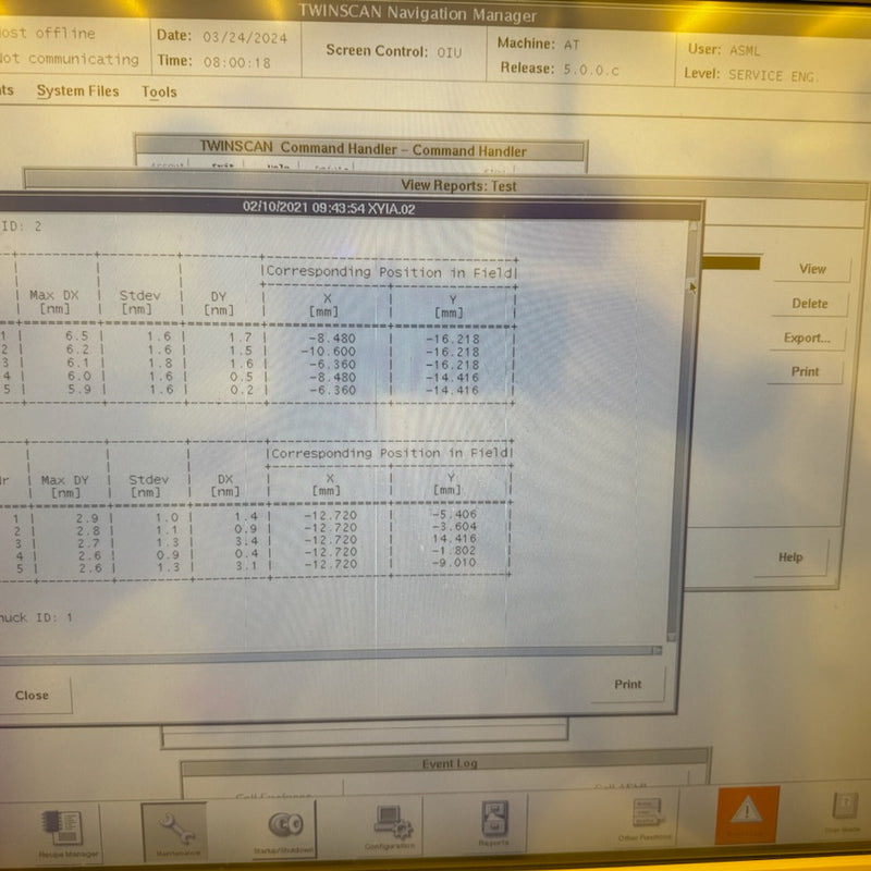 ASML Twinscan XT 1700 i Immersion Scanner