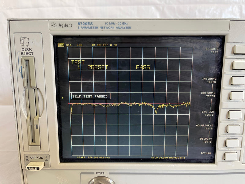 Agilent 8720 ES S-Parameter Network Analyzer