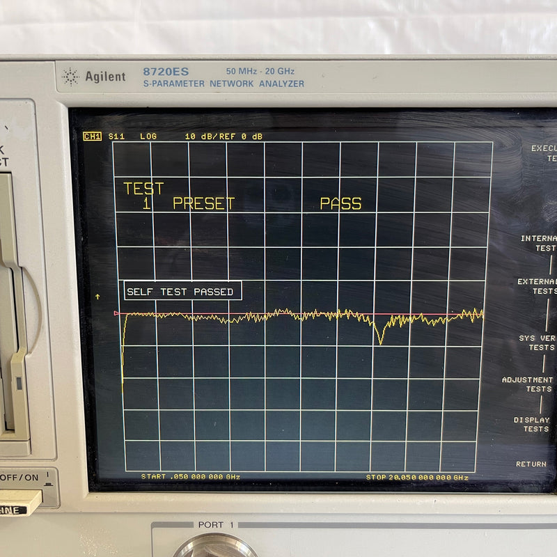 Agilent 8720 ES S-Parameter Network Analyzer