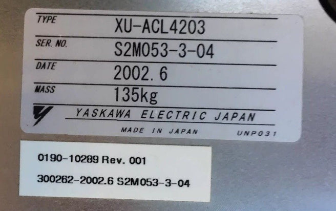 Yaskawa XU ACL 4203 Ball Screw