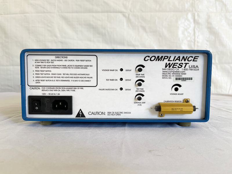 Compliance West HT 10000 DC Dielectric Withstand Tester