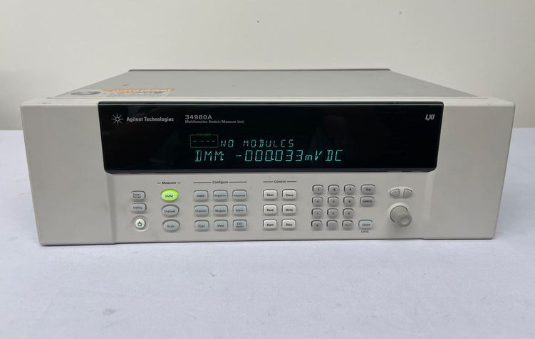 Agilent 34980 A Multifunction Switch / Measure Unit with DMM