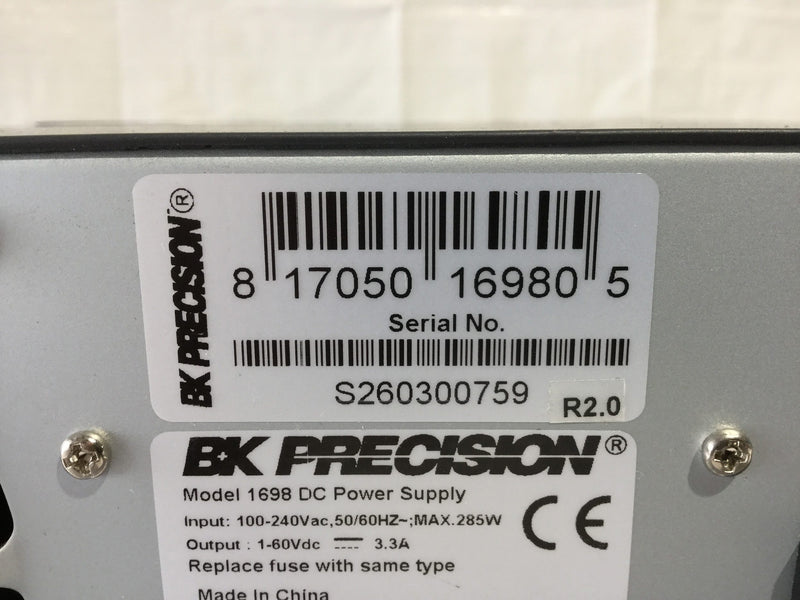 BK Precision 1698 DC Power Supply