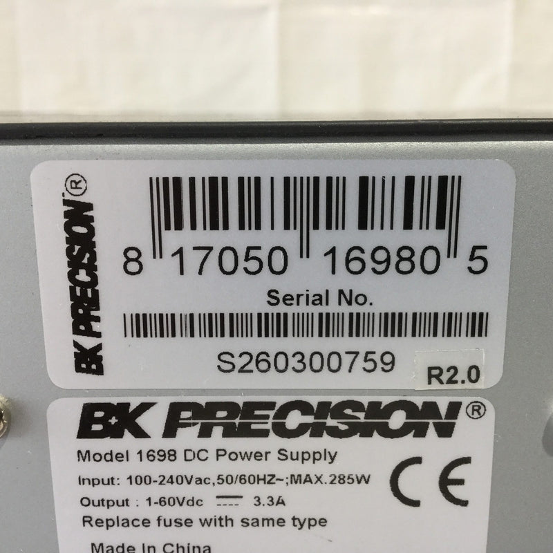 BK Precision 1698 DC Power Supply