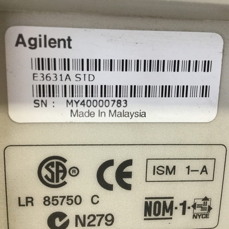 Agilent E 3631 A DC Power Supply