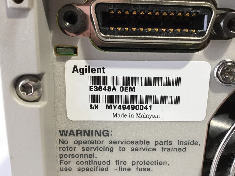 Agilent E 3648 A DC Power Supply