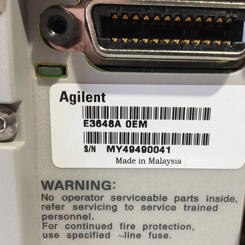 Agilent E 3648 A DC Power Supply