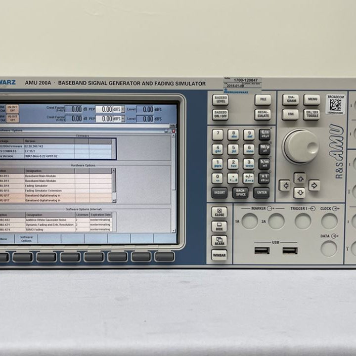 Rohde & Schwarz AMU 200 A Baseband Signal Generator and Fading Simulator