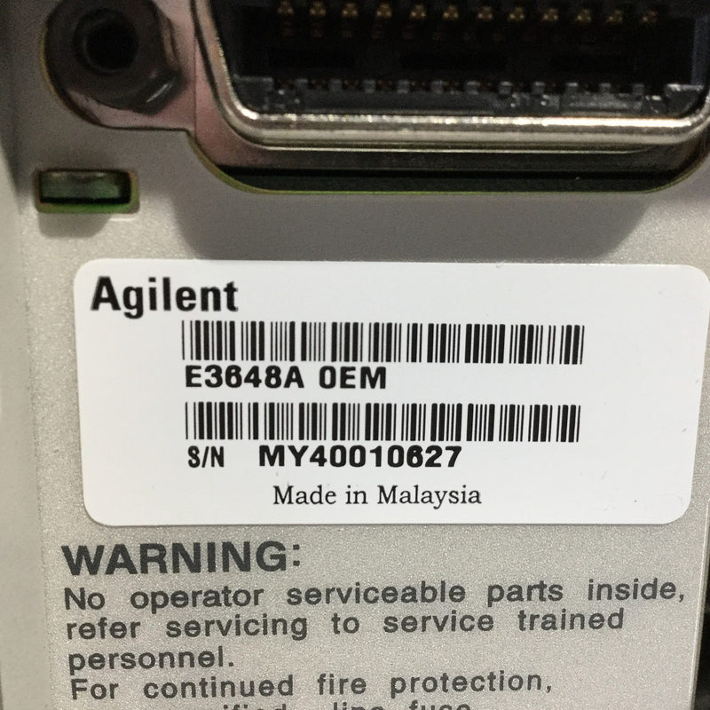 Agilent E 3648 A DC Power Supply