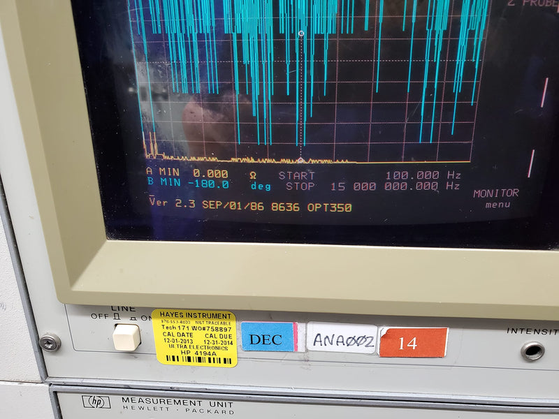 Agilent 4194 A Impedance / Gain-Phase Analyzer