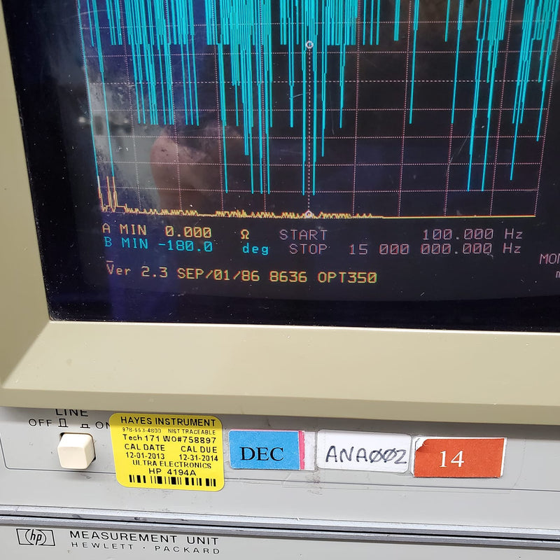 Agilent 4194 A Impedance / Gain-Phase Analyzer