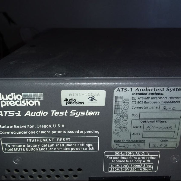 Audio Precision ATS 1 Audio Analyzer