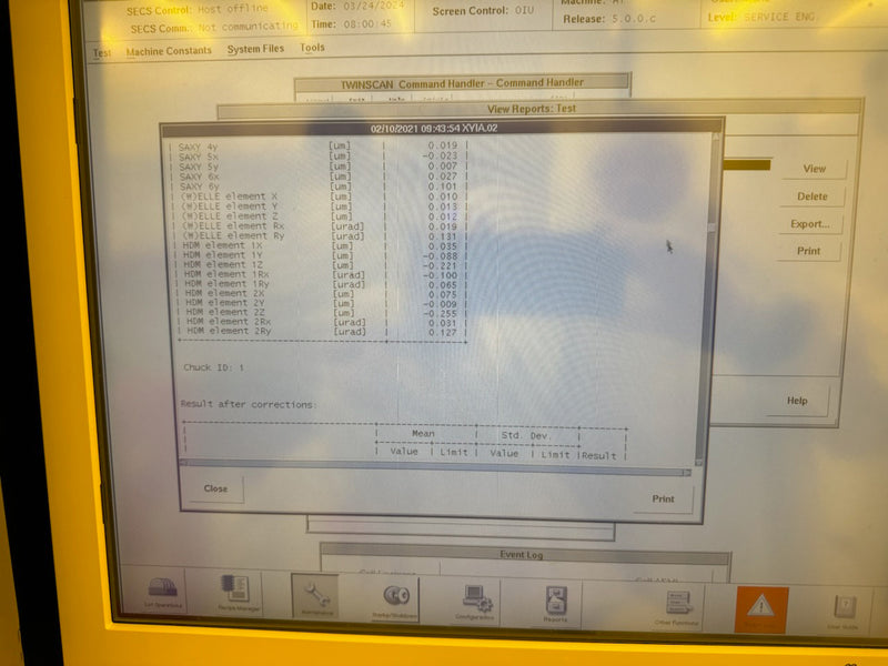 ASML Twinscan XT 1700 i Immersion Scanner