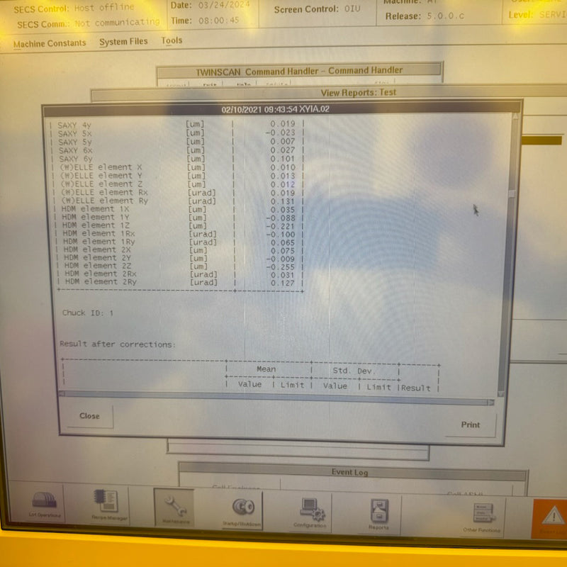 ASML Twinscan XT 1700 i Immersion Scanner