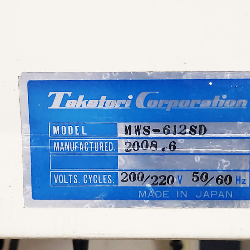 Takatori MWS 612 SD Wire Saw