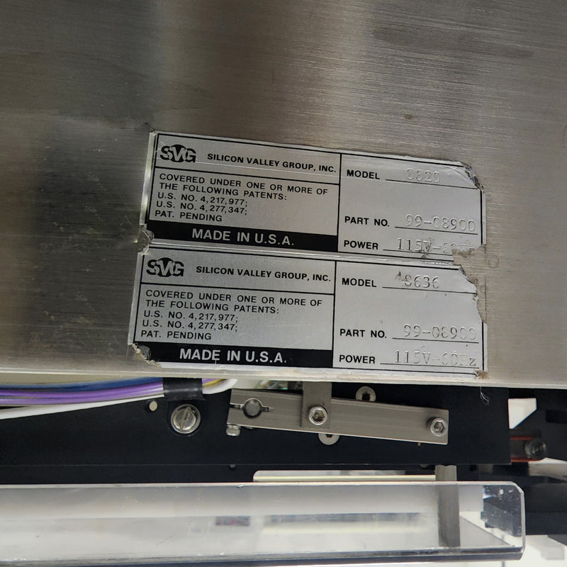 SVG 8620 / 8636 Dual Track Wafer Scrubber