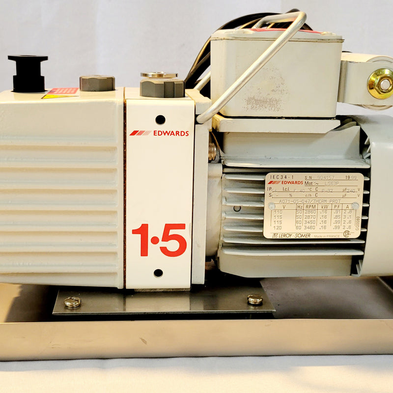 Edwards E 2 M 1.5 Electric Rotary Vane Pump