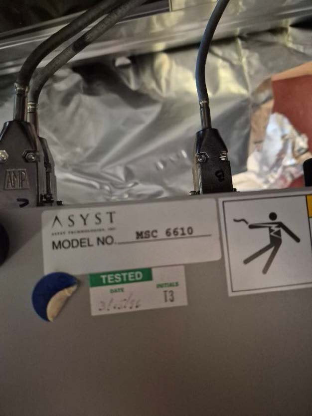 Asyst ARM 2200 V 111 S Handling Module