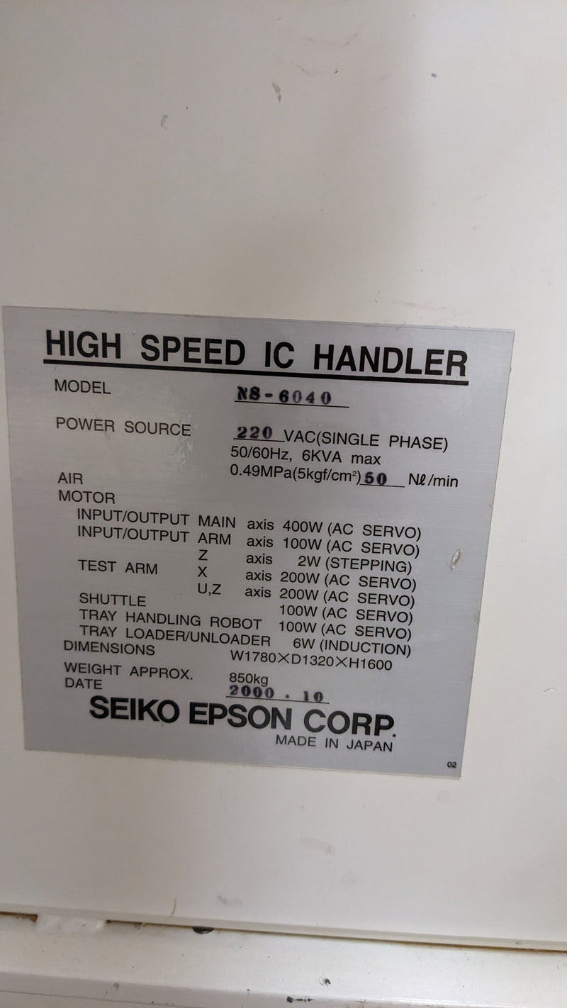 Seiko / Epson NS 6040 Handler