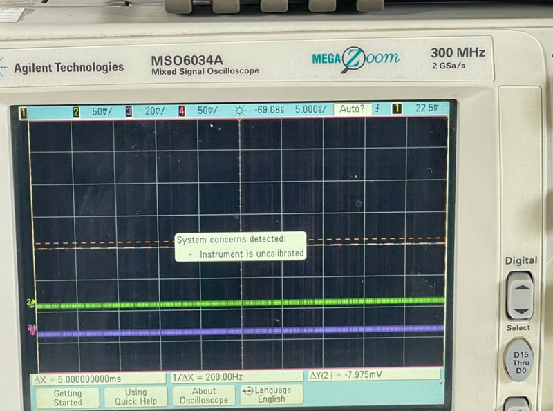 Agilent MSO 6034 A Mixed Signal Oscilloscope