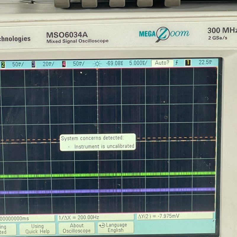 Agilent MSO 6034 A Mixed Signal Oscilloscope