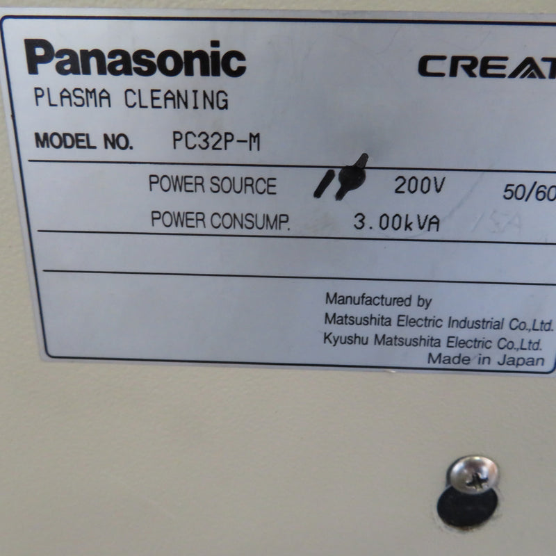 Panasonic PC 32 P M Plasma Cleaner