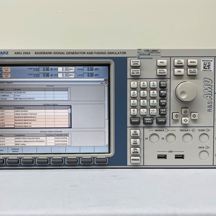 Rohde & Schwarz AMU 200 A Baseband Signal Generator and Fading Simulator