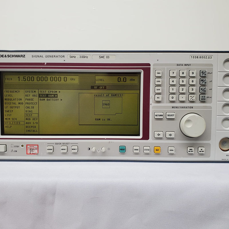 Rohde & Schwarz SME 03 Signal Generator