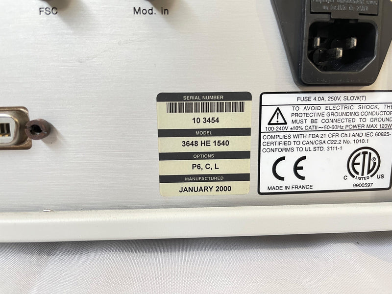 Photonetics 3648 HE 1540 Wavelength Tunable Laser Diode Source