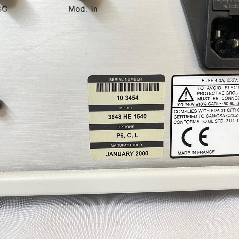 Photonetics 3648 HE 1540 Wavelength Tunable Laser Diode Source