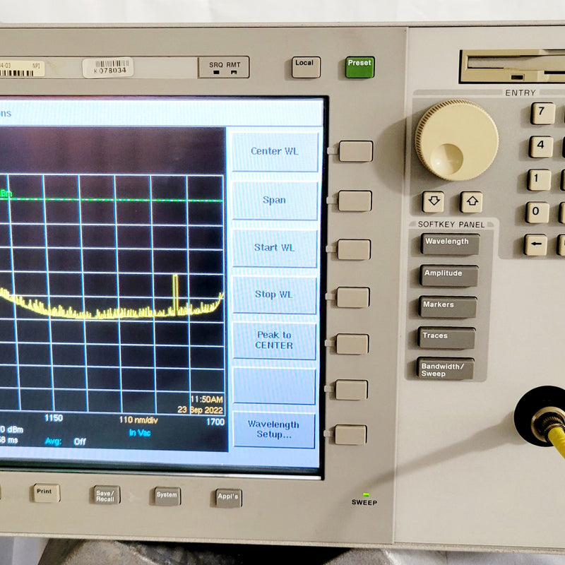 Agilent 86142 B Optical Spectrum Analyzer