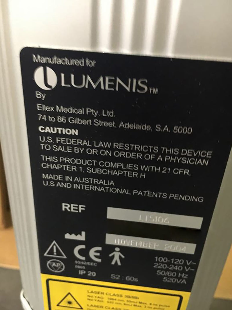 Lumenis LT 5106 Selecta Duet Ophthalmic YAG SLT Combination Laser