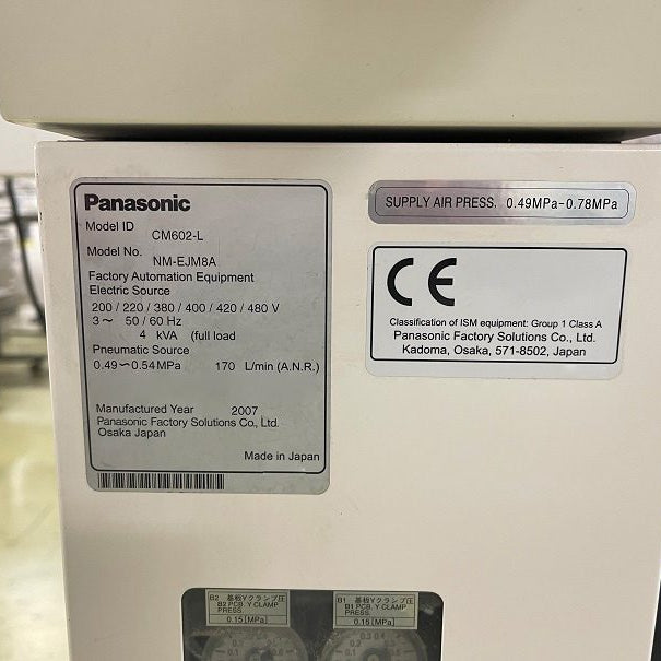 Panasonic CM 602 L Chip Mounter