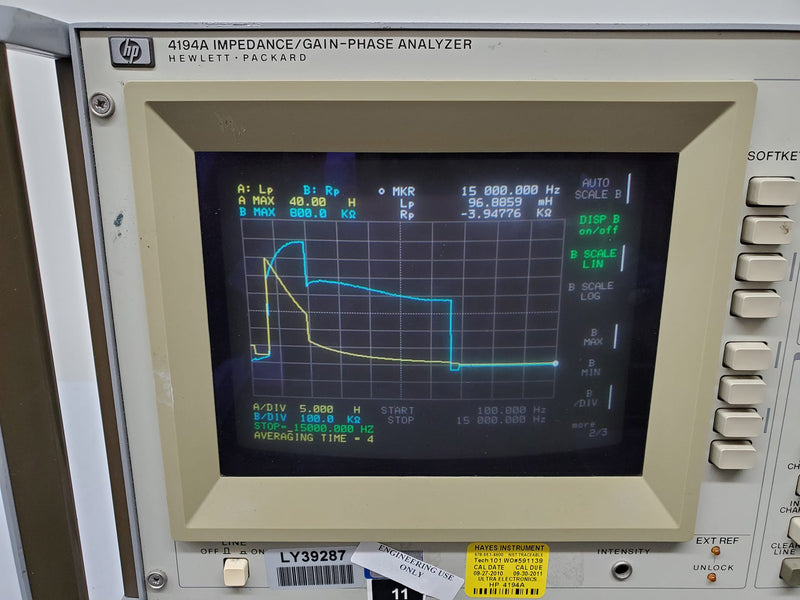 Agilent 4194 A Impedance / Gain-Phase Analyzer