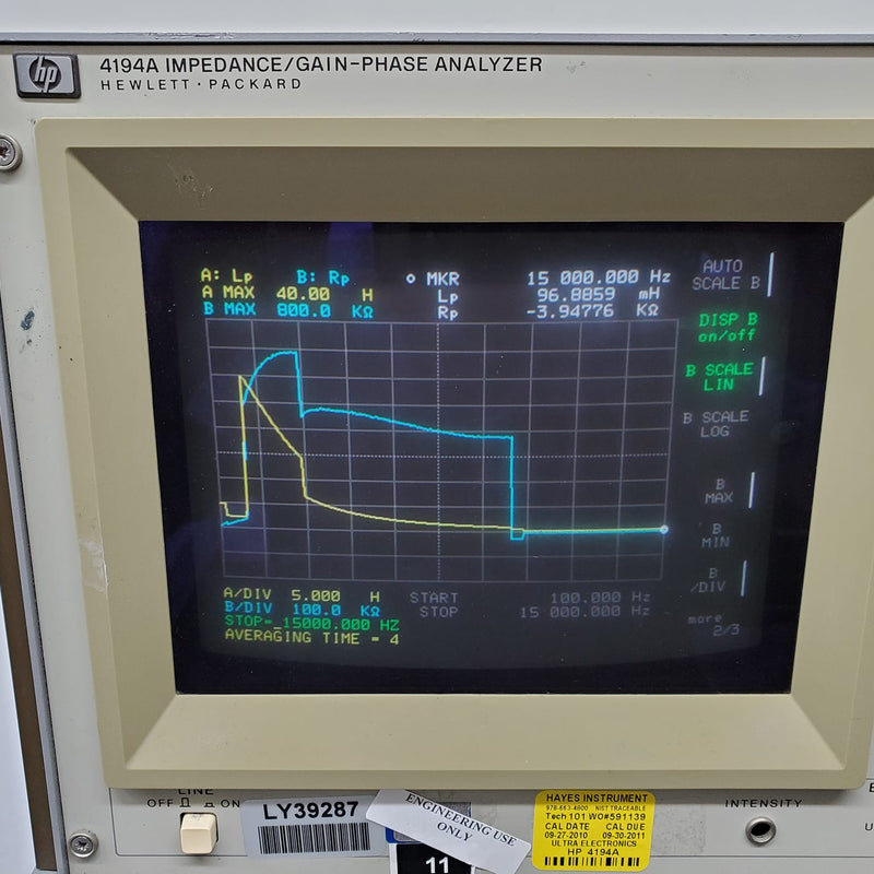 Agilent 4194 A Impedance / Gain-Phase Analyzer