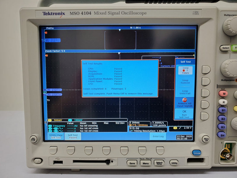 Tektronix MSO 4104 Mixed Signal Oscilloscope