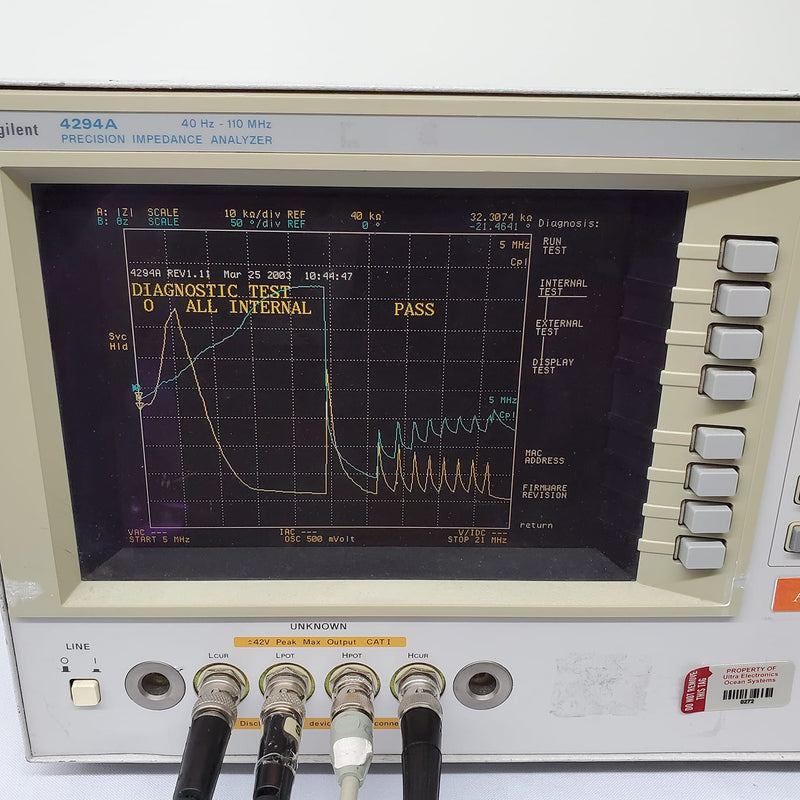 Agilent 4294 A Precision Impedance Analyzer