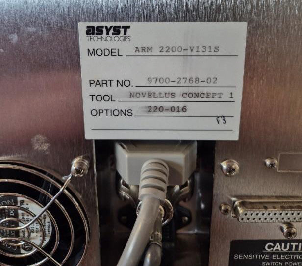 Asyst ARM 2200 V 111 S Handling Module