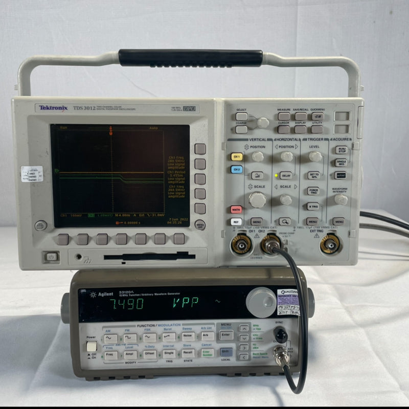 Tektronix TDS 3012 Digital Phosphor Oscilloscope