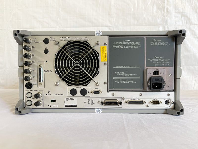 Agilent 8720 ES S-Parameter Network Analyzer