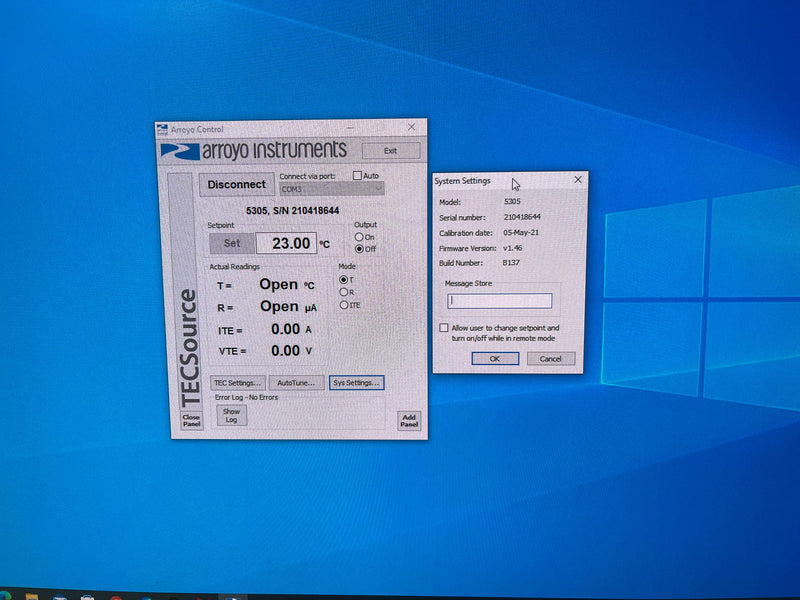 Arroyo Instruments 5305 TECSource Temperature Controller