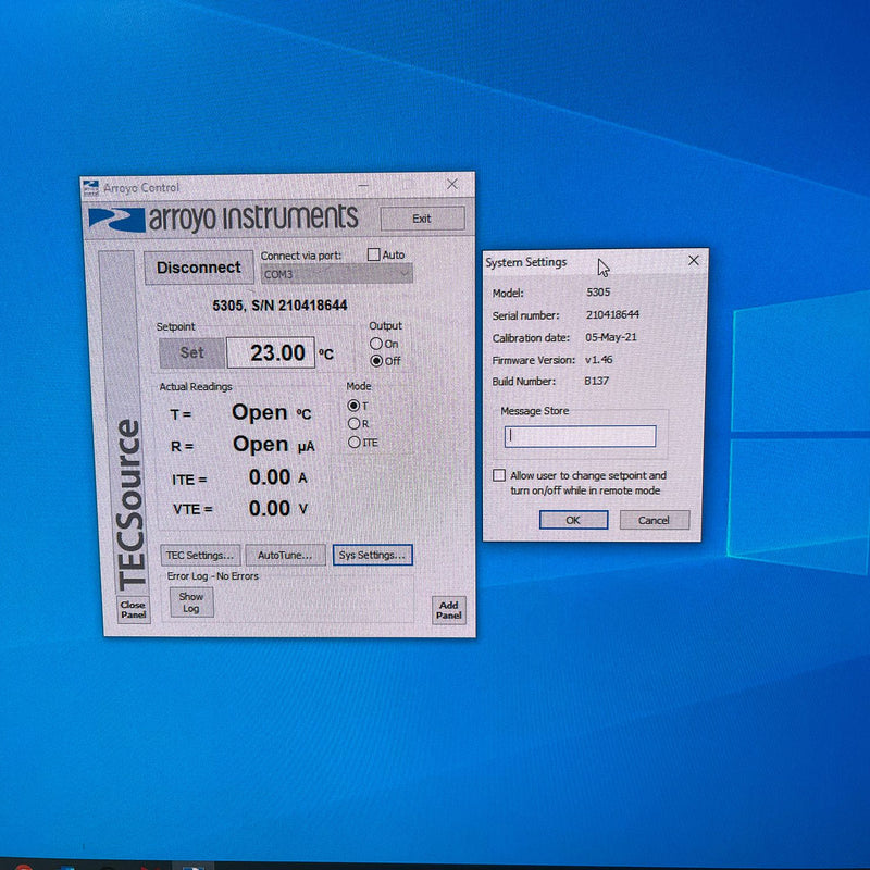 Arroyo Instruments 5305 TECSource Temperature Controller