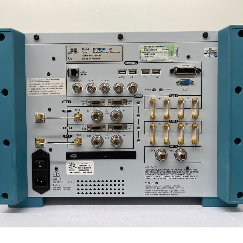 Elektrobit Propsim C 2 Wideband Radio Channel Simulator