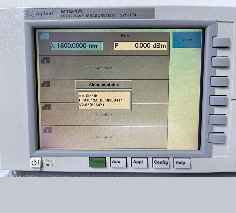 Agilent 81642 A Tunable Laser Source