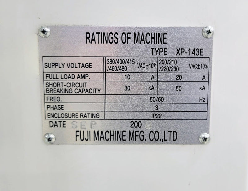 Fuji XP 143 E Placement Machine